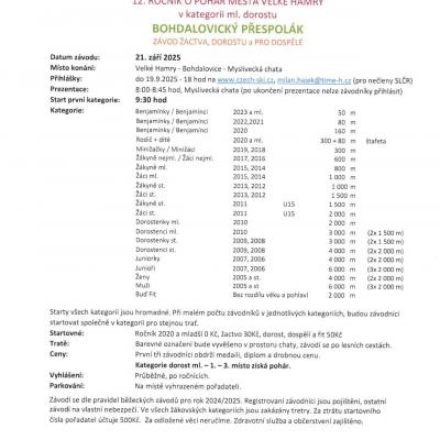 Propozice Bohdalovice, Skuhrov a Jilemnice